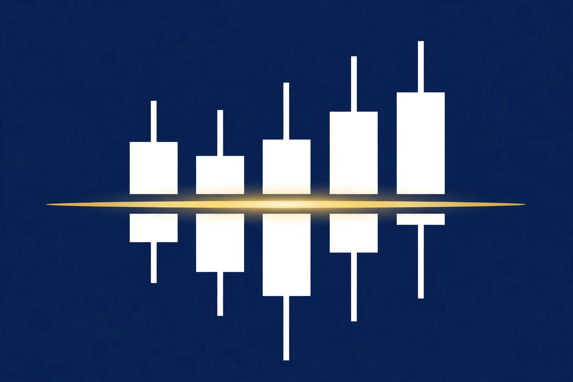 Pivot point across candles
